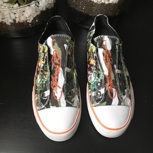 Ed Hardy Camo Slip-On Canvas Shoe